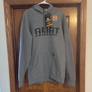 Ariat Men's Heather Gray Hoodie